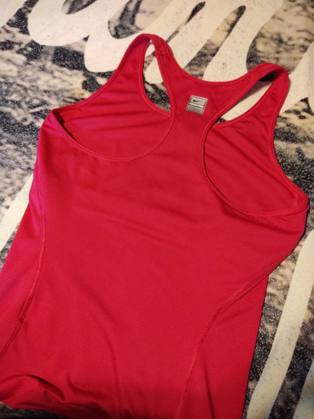 Nike Pro Compression Pink Racerback Top Lg - Picture 9 of 13
